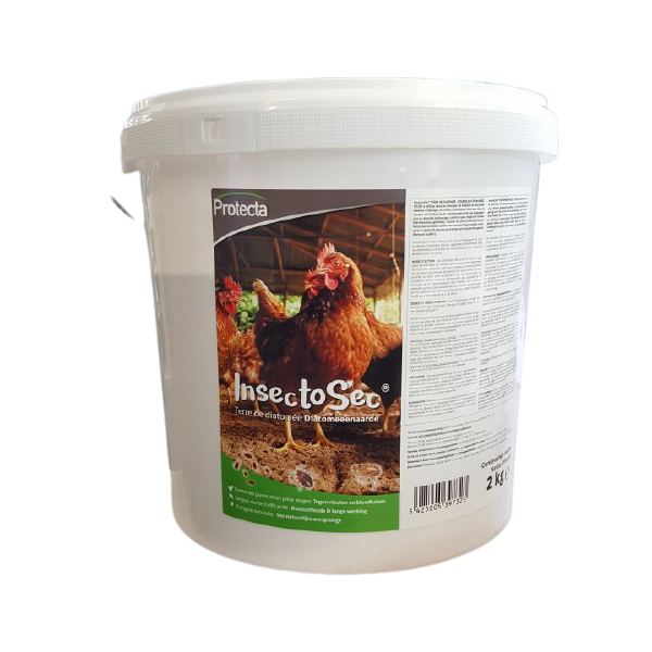 Bloedluis bestrijden bij kippen met Diatomix 2kg