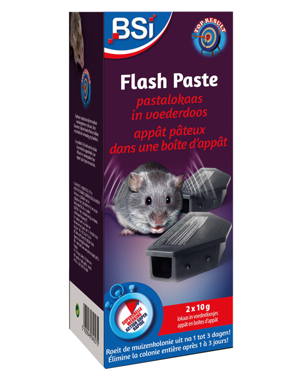 Muizengif met lokdoos 2x10g