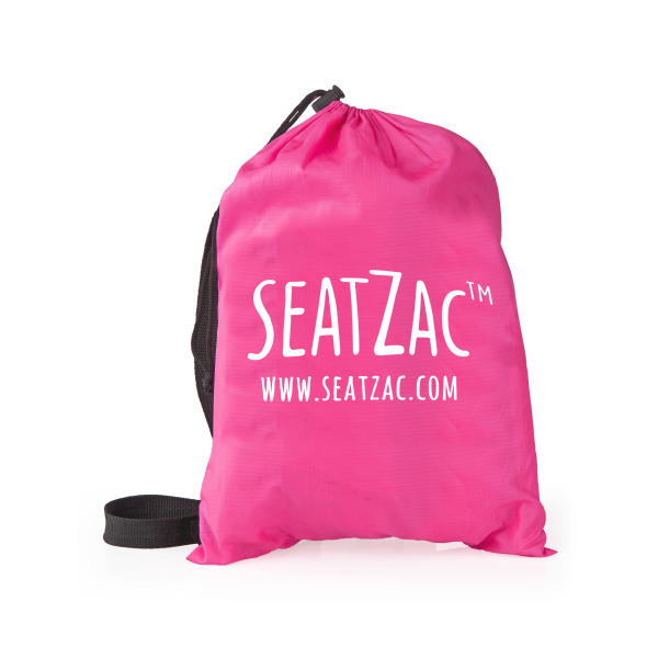 SeatZac Candy Pink: Compacte en comfortabele opblaasbare zitzak, ideaal voor festivals, het park, strand en meer