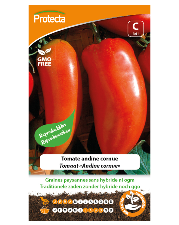 Zaadvaste Tomaat Zaden "Andine cornue"