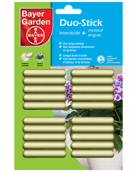 Bayer Duo-Stick Insecticide + meststof staafjes 20st