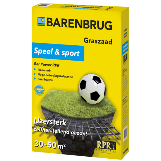 Graszaad Barenbrug Speelgazon RPR zelfherstellend 50m²