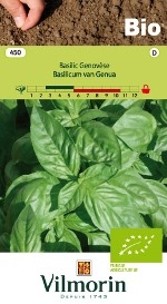 Vilmorin Zaden Basilicum van Genua Bio