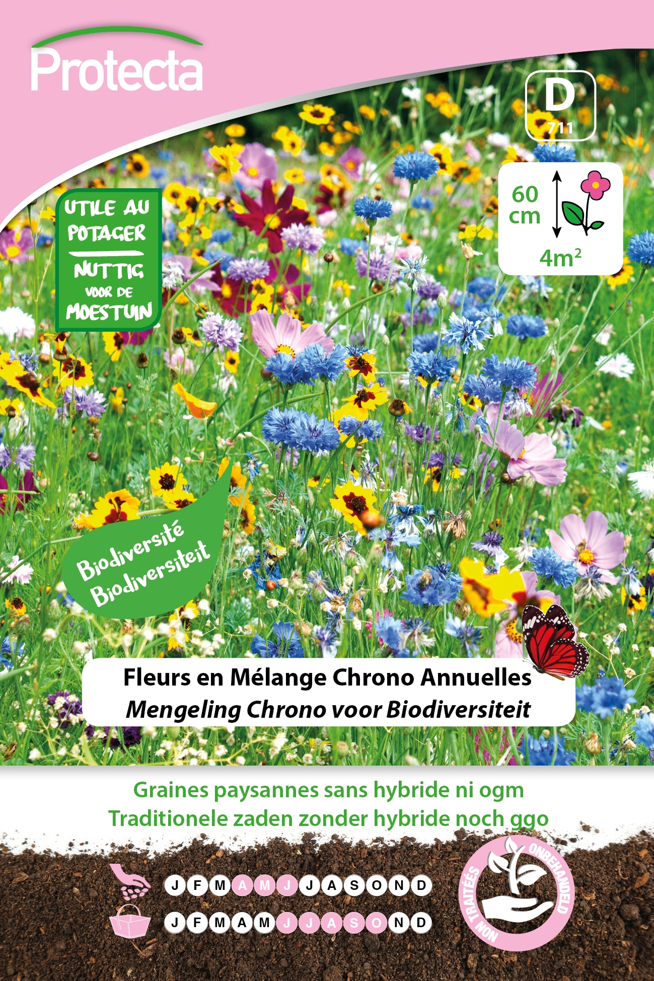 Bloemzaden Mengeling Chrono voor Biodiversiteit
