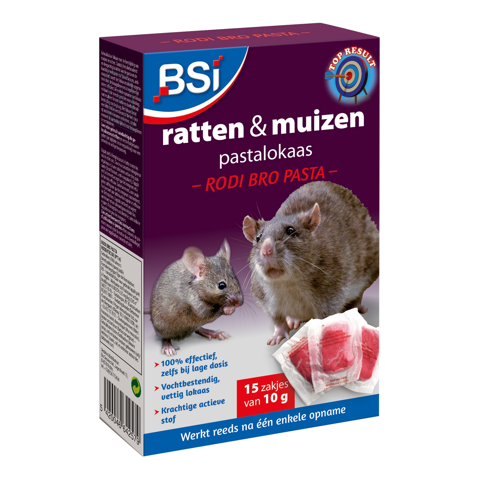 Gif voor muizen BSI Rodi Bro Pasta 150g