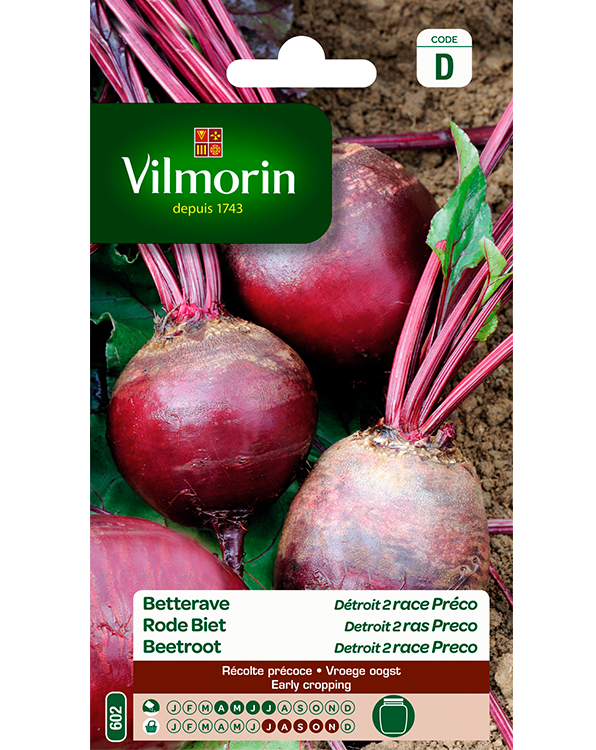 Vilmorin Rode Biet zaden Detroit Preco 2 6g