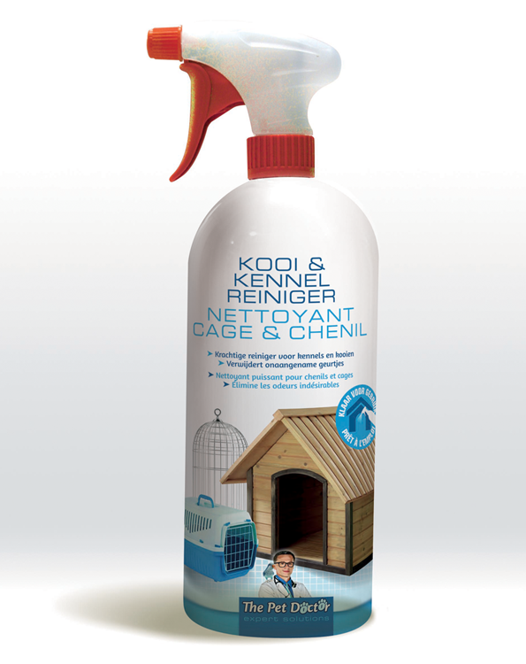 Biologische kennelreiniger in spray voor hond 950ml