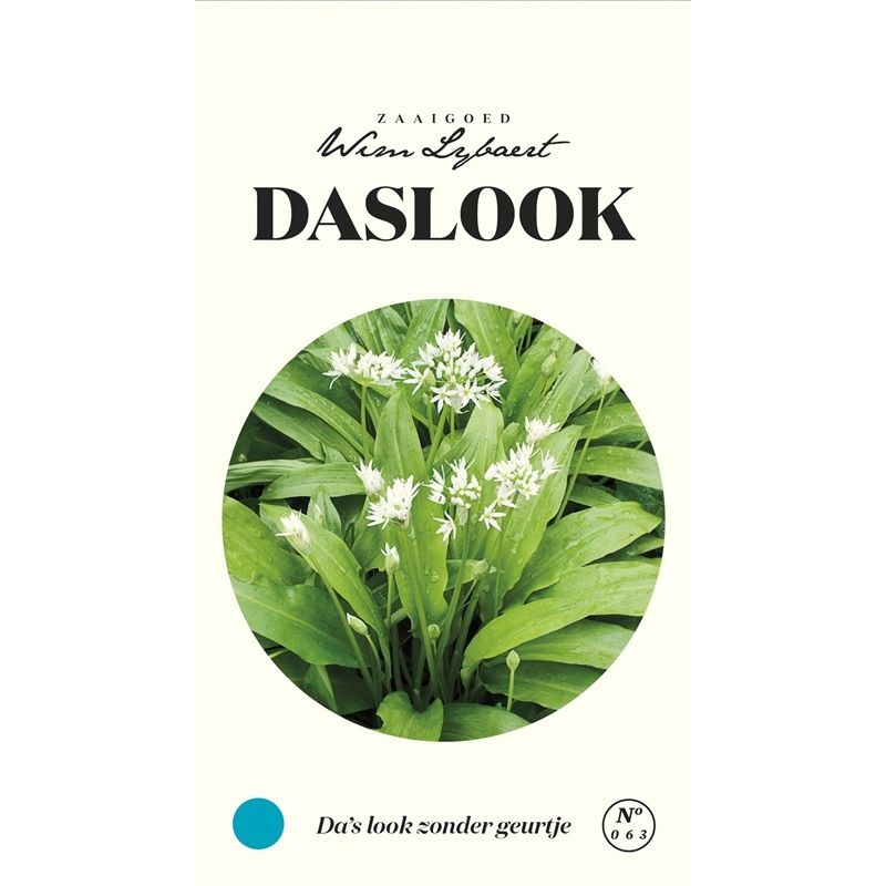Daslook zaden van Wim Lybaert: Kweek je eigen verse daslook voor salades, pesto en kruidenboter.