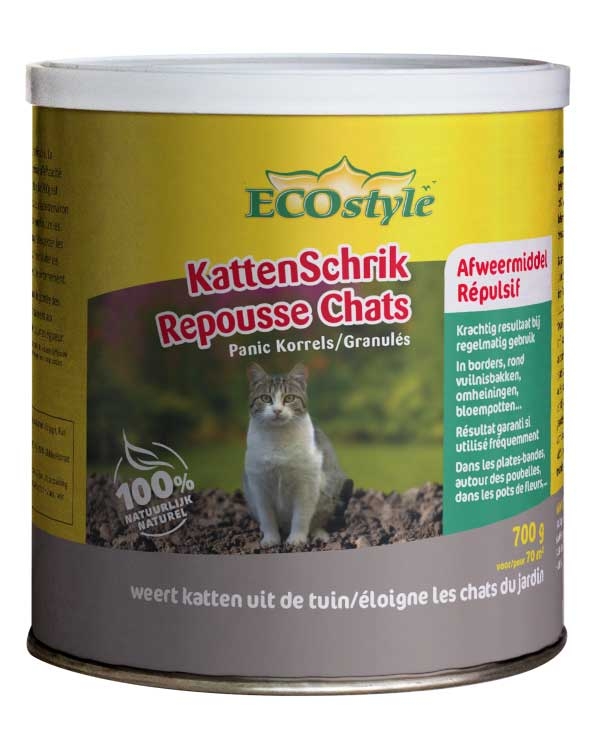 Ecostyle kattenschrik korrels Katten weren uit tuin 700g
