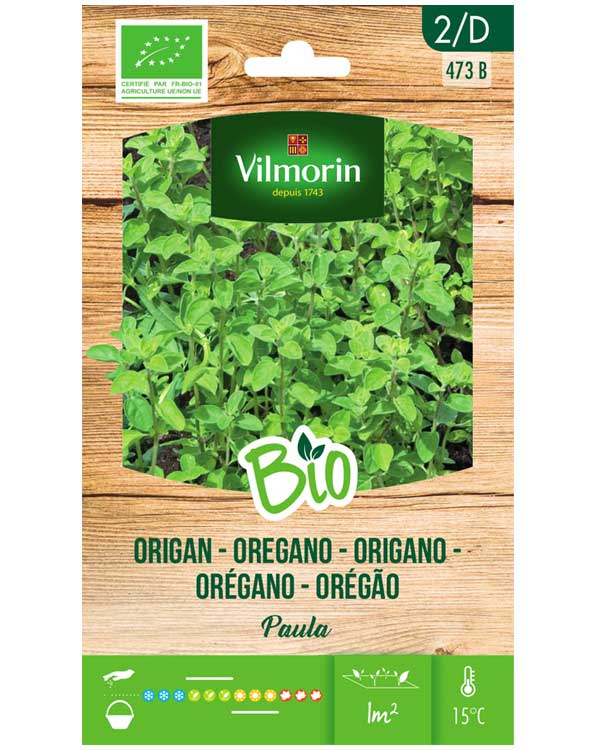 Bio kruiden zaden Oregano Paula 0,5g
