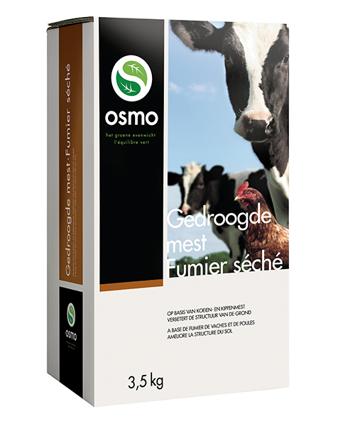 Osmo Gedroogde koeien- en kippenmest 3,5 Kg