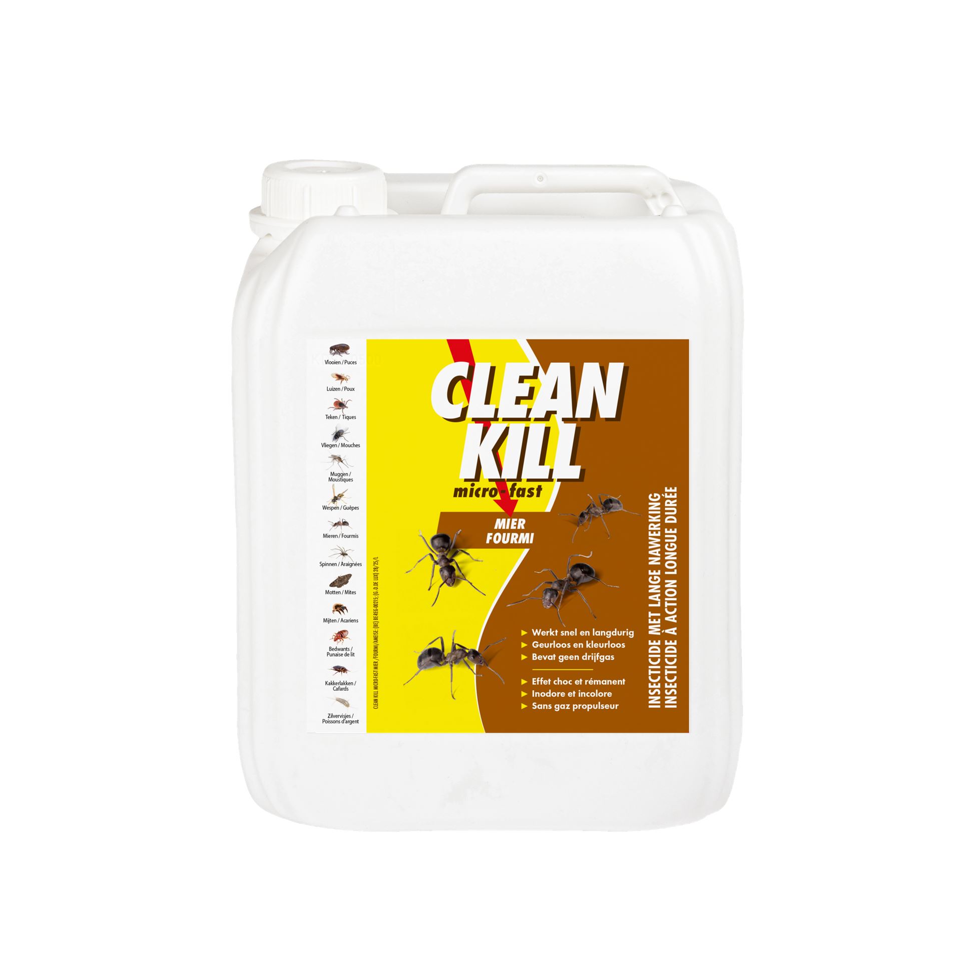 Mierennesten bestrijden in de tuin en huis 2,5L | Clean Kill (voorheen Bio Kill) 