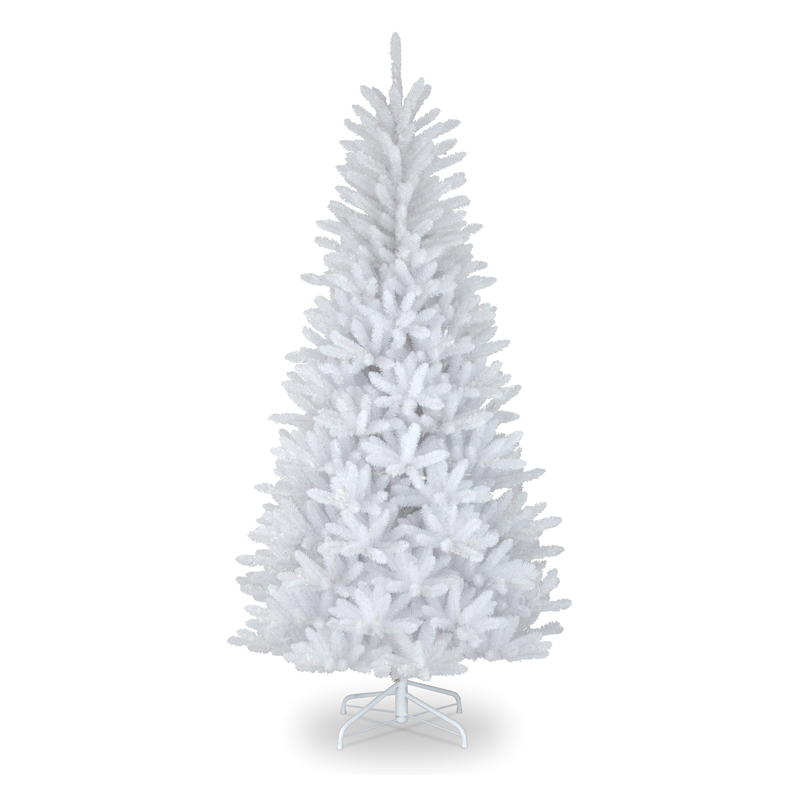 Witte kunstkerstboom Snow White 225cm