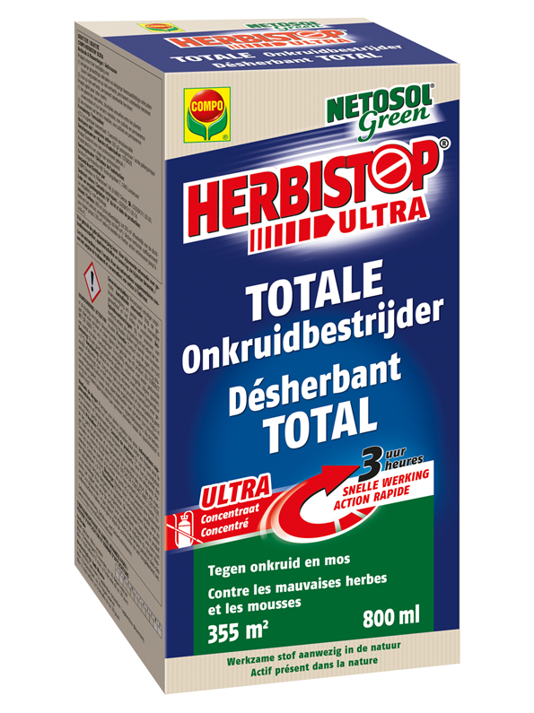 Herbicide concentraat voor bestrijden van onkruid en mos 800ml