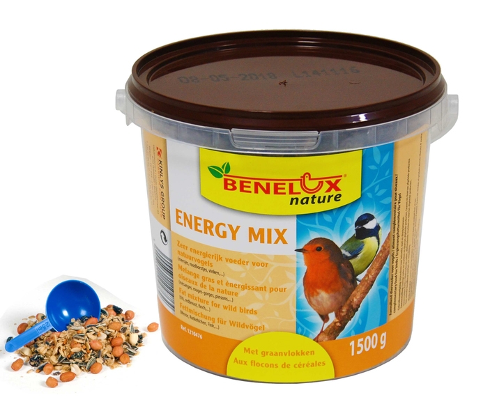 Energierijke vogelvoermix in emmer 1,5 kg