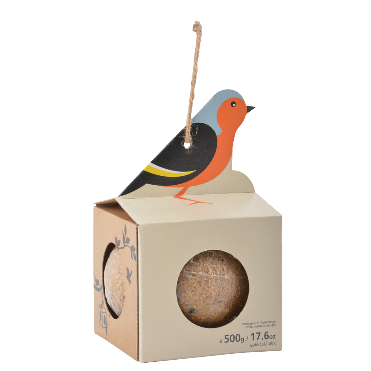 Vetbolhouder met reuzenvetbol 1 st