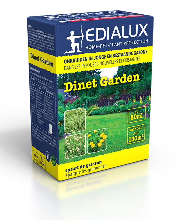 Dinet Garden tegen onkruiden in jonge gazons 80ml