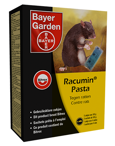 Racumin Pasta tegen Ratten en muizen500g