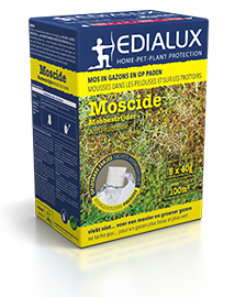 Edialux Moscide tegen mos in gazon en op beton 200g