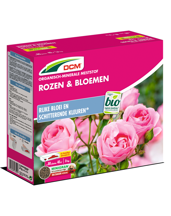 DCM Meststof Rozen en bloemen 40 m²
