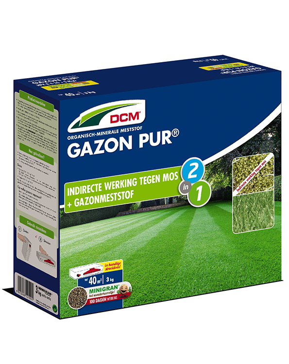 DCM Meststof Gazon Pur® met anti-moswerking 40m²
