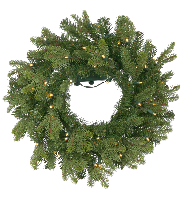 Kerstkrans met verlichting voor buiten Nordic Crown 76cm