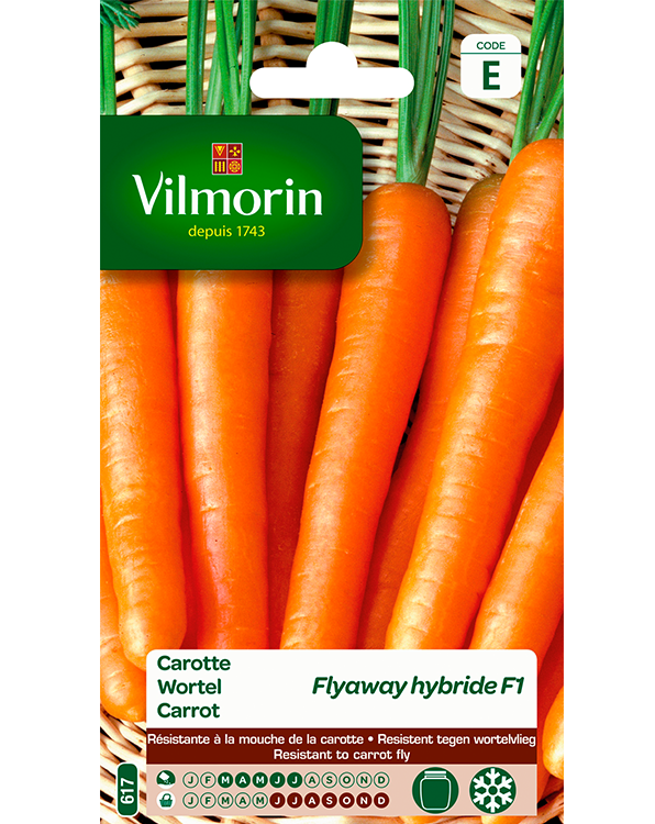 Vilmorin Wortel zaden FlyAway F1 1,5g