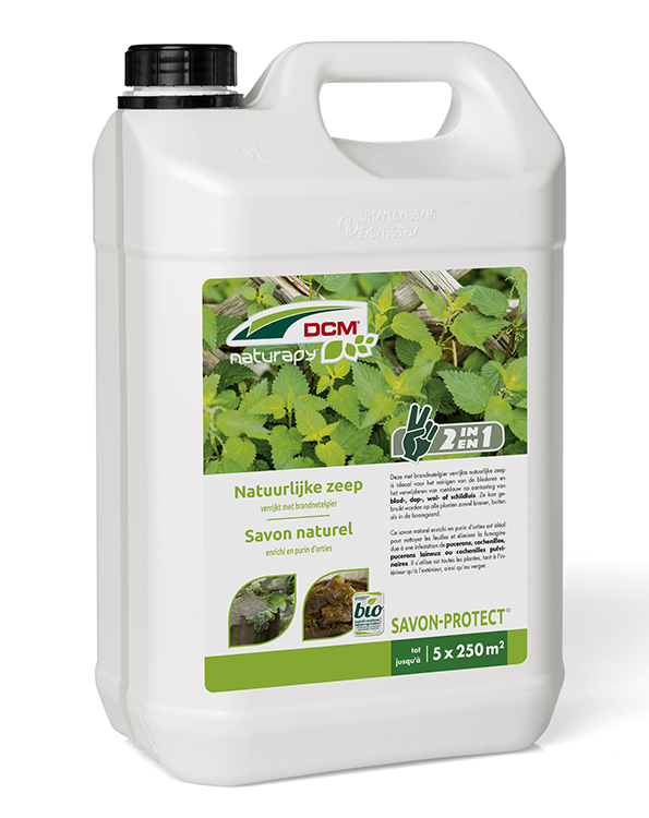 DCM Bruine zeep met brandnetelgier Savon-protect 5L