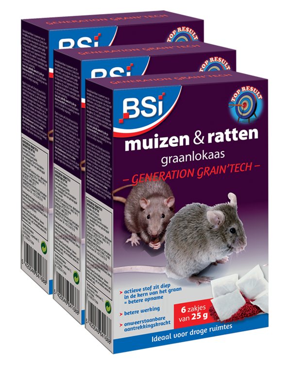 Muizen- en rattengif graankorrels 450g PROMO