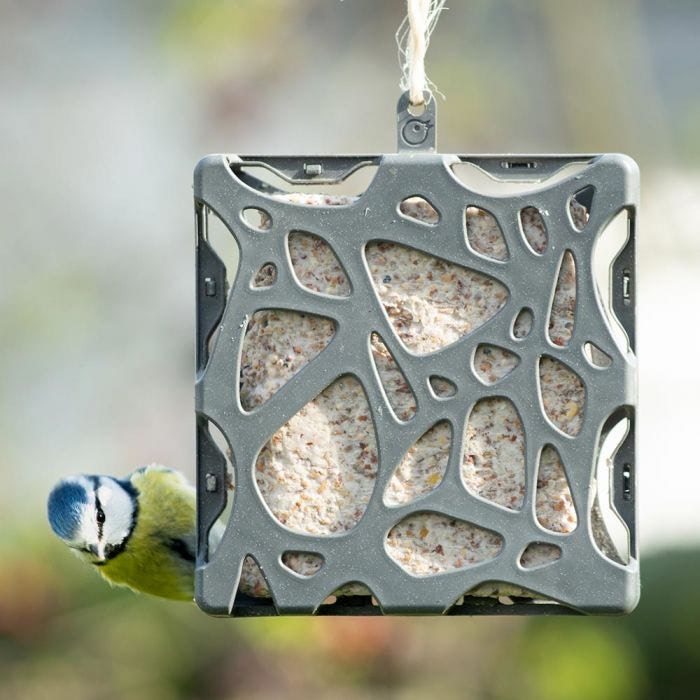 Vetblokhouder voor vogels 
