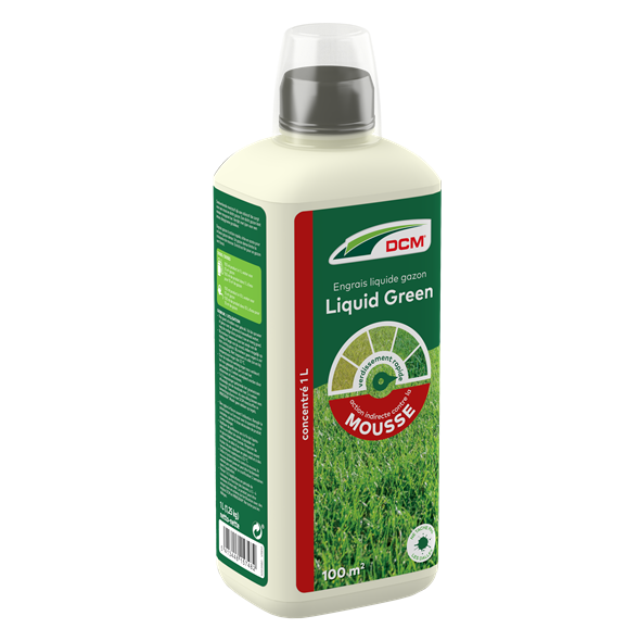 DCM Liquid Green 1L: vloeibare meststof voor een gezond gazon | 100m² 🌿