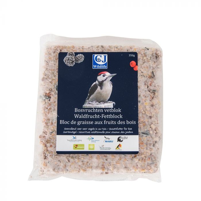 Bosvruchten vetblok Natuurpunt 350g