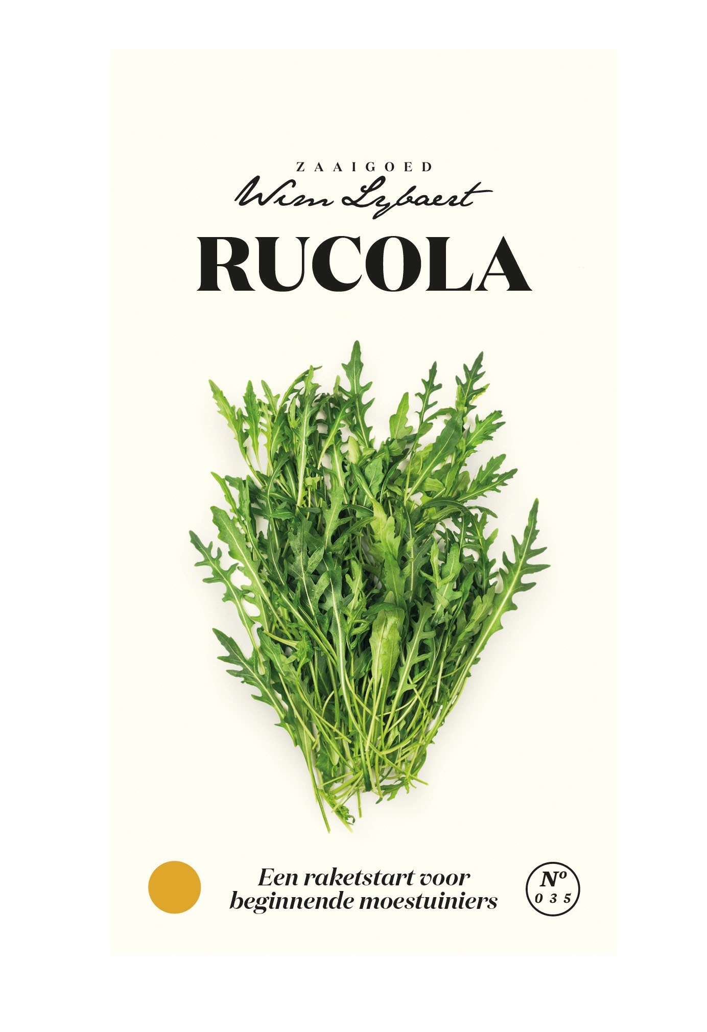 Wim Lybaert zaden rucola
