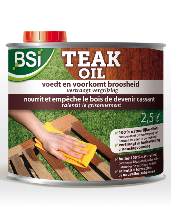 Olie voor teak meubelen 2,5L