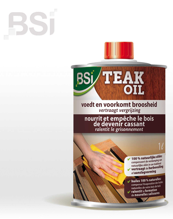 Behandelen teak meubelen pakket met teakolie
