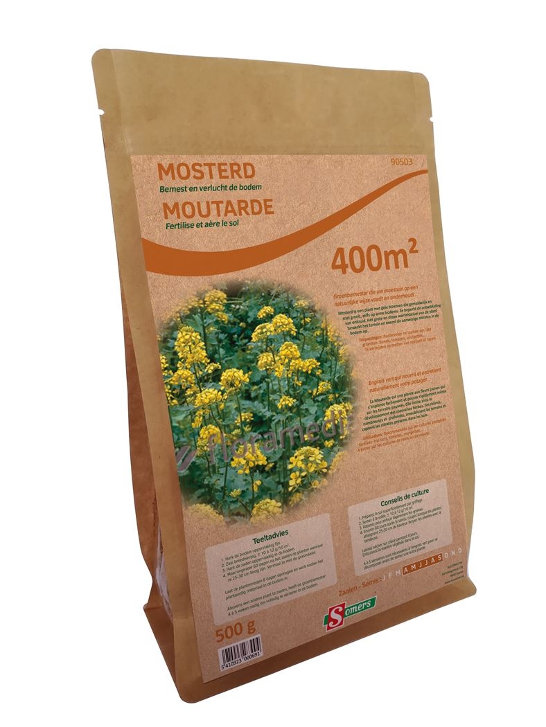 Groenbemester Gele mosterd 400m²