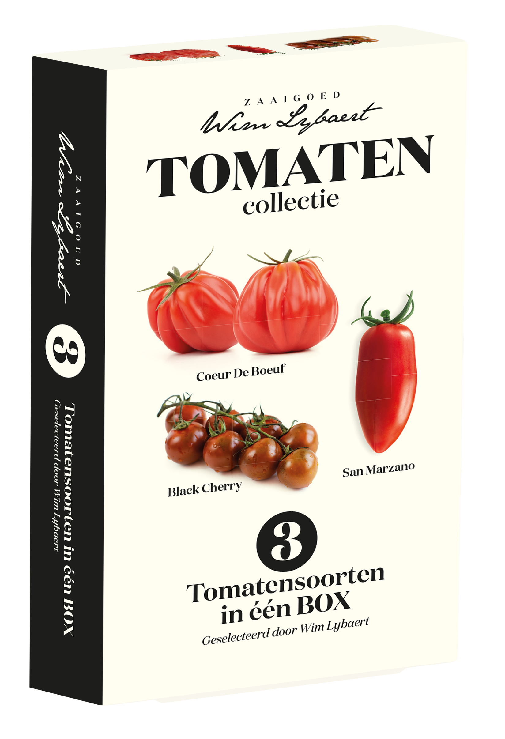 Tomatenzaden | 3 soorten Tomaten in Box | Wim Lybaert