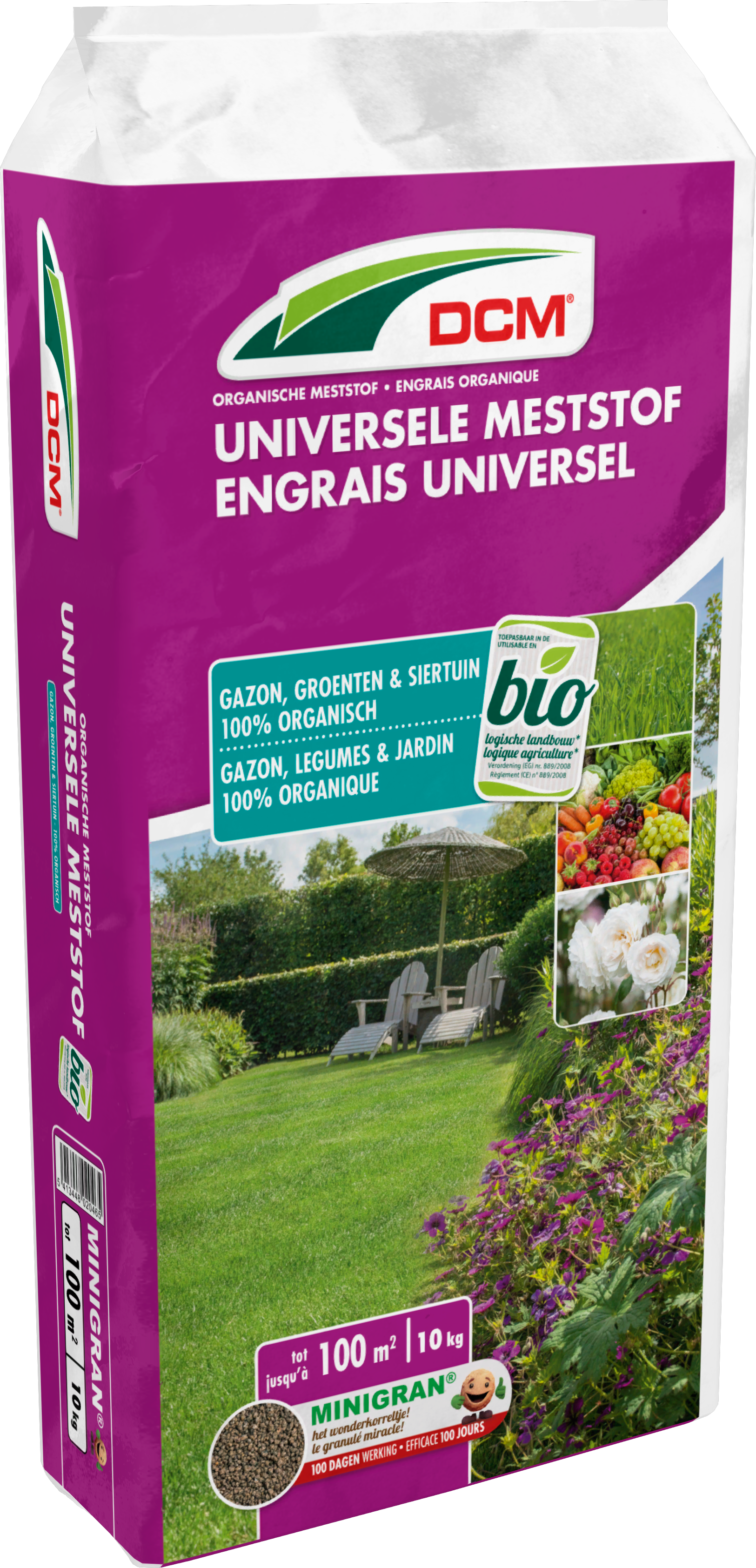 DCM Meststof Universeel voor gazon, groenten en siertuin 100 m²