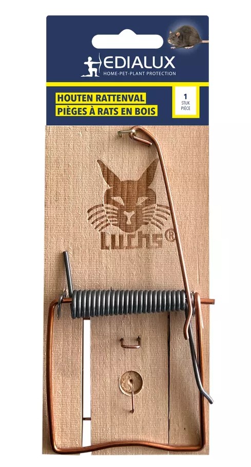 Rattenval in hout 1st