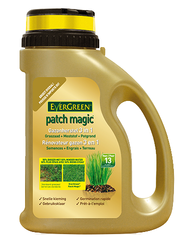 Graszaden Evergreen Patch Magic Gazonherstel 4 in 1 1Kg
