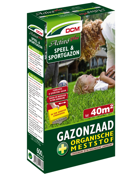 DCM Activo Plus graszaad speel en sport 30m²