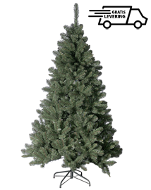 Donkergroene kunstkerstboom Everdell 210cm