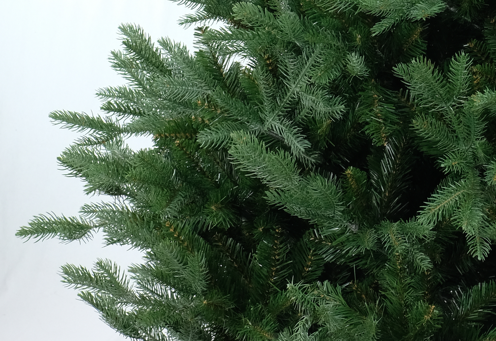 Elegante volle kerstboom met realistische feel-real takken (213 cm) | kunstkerstboom kopen