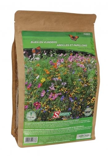 Bloemenmengsel voor Bijen en Vlinders 50m²