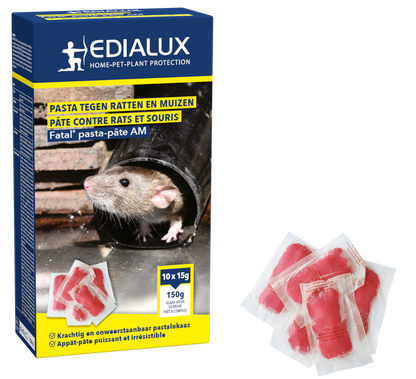Edialux Fatal Pasta AM Muizengif en rattengif 150g