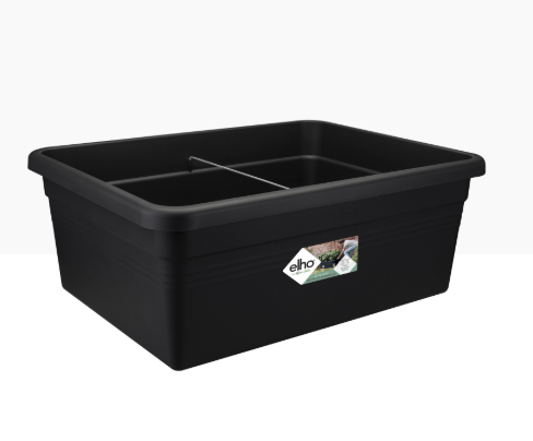 Elho Green Basics Moestuin op wielen zwart