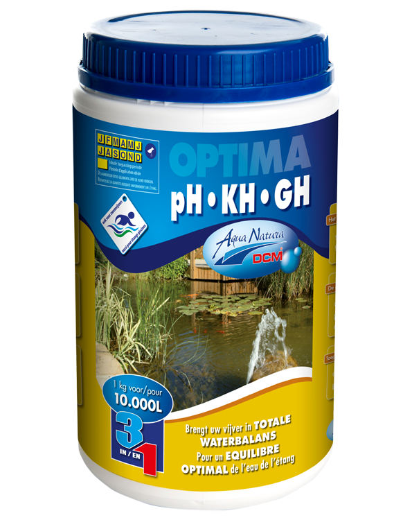 DCM Optima PH-KH-GH vijverwater verbeteren 1kg