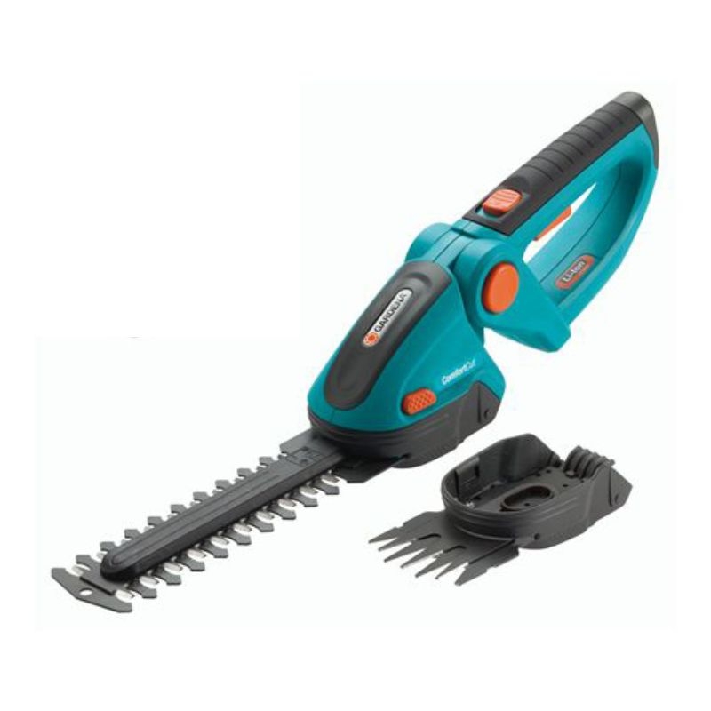 Gardena ComfortCut 3-in-1 accu gras- en buxusschaar met verwisselbare messen voor graskanten en struiken