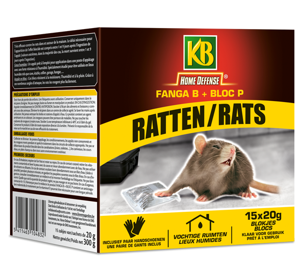 Rattengif blokken 300g rattenvergif