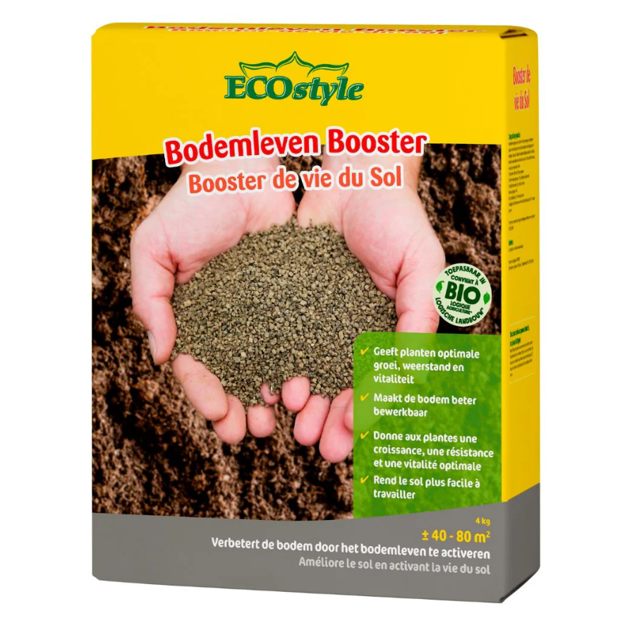 ECOstyle Bodemleven Booster 4 kg – gezonde bodem, gezonde planten 🌱